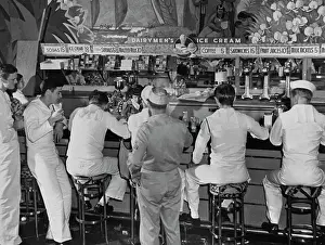 Sailors At The Royal Hawaiian Hotel