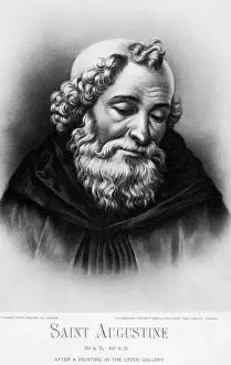 Bald Prints: Saint Augustine Engraving