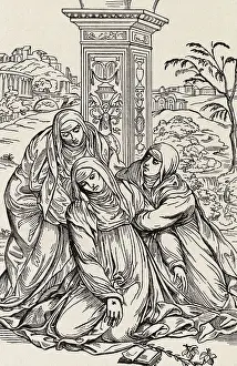 Saint Catherine Being Helped by Nuns