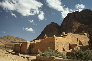 Mt Sinai Collection: Saint Catherines Monastery at Mount Sinai