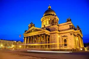 Abstract Prints: Saint Isaacs Cathedral or Isaakievskiy Sobor in Saint Petersburg