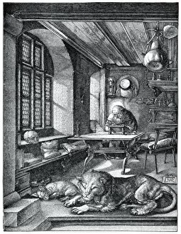 Albrecht Durer (1471–1528) Gallery: Saint Jerome in his Cell