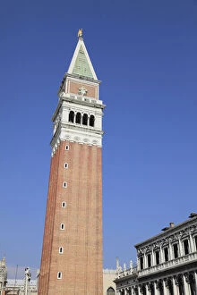 Images Dated 4th July 2010: Saint Marks Campanile, Venice, Veneto, Italy