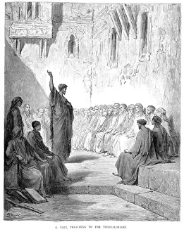Clergy Gallery: Saint Paul preaching to the Thessalonians