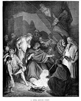 Images Dated 27th October 2010: Saint Peter denying Christ