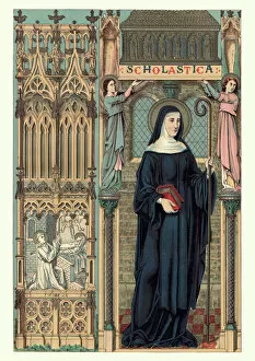 Images Dated 24th May 2017: Saint Scholastica