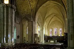 Bordeaux Prints: Saint Seurin Basilica, Bordeaux, Gironde, Aquitaine, France