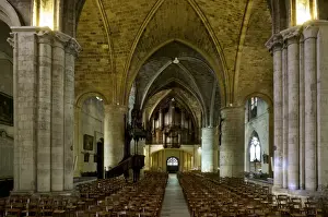 Bordeaux Prints: Saint Seurin Basilica, Bordeaux, Gironde, Aquitaine, France