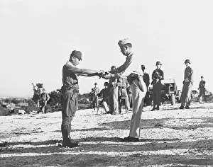 Lieutenant Colonel Prints: Sakae Oba Surrending His Sword to Colonel Kurgis