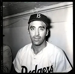 Sal Maglie In Dodgers Uniform;Headshould