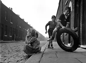 Tyre Prints: Salford Street Fun