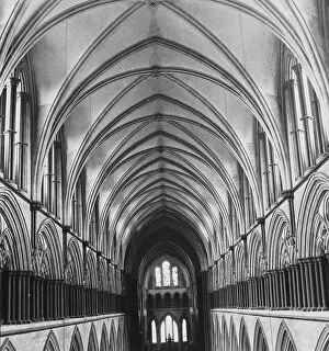Hulton Archive Prints Gallery: Salisbury Cathedral