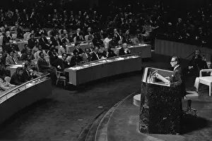 Chilean Prints: Salvador Allende Addressing United Nations General Assembly