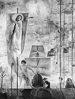 Salvador Dali's Christopher Columbus Discovers America