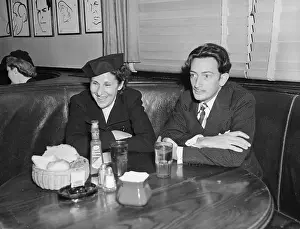 Enjoyment Prints: Salvador and Gala Dali at Restaurant