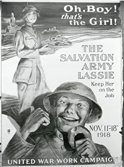 Salvation Army Girl on Poster