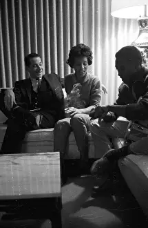 Prints of Sam Cooke (right), his wife Barbara Cooke and a man (perhaps their lawyer Walter Hurst) on November 30, 1960 in Los Angeles, California. (Photo by Jess Rand/Michael Ochs Archives/Getty Images) The man known as the King of Soul: Sam Cooke Portrait Session