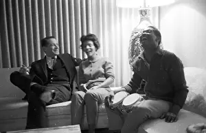 Prints of Sam Cooke (right), his wife Barbara Cooke and a man (perhaps their lawyer Walter Hurst) on November 30, 1960 in Los Angeles, California. (Photo by Jess Rand/Michael Ochs Archives/Getty Images) The man known as the King of Soul: Sam Cooke Portrait Session