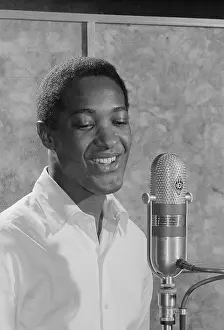 Prints of Soul Singer Sam Cooke at the RCA Recording Studio in Los Angeles, California circa 1959. (Photo by Jess Rand/Michael Ochs Archives/Getty Images) The man known as the King of Soul: Sam Cooke At RCA