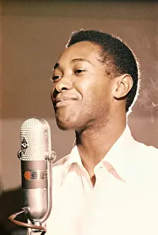 Prints of Soul Singer Sam Cooke at the RCA Recording Studio in Los Angeles, California circa 1959. (Photo by Jess Rand/Michael Ochs Archives/Getty Images) The man known as the King of Soul: Sam Cooke At RCA