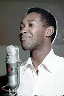 Prints of Soul Singer Sam Cooke at the RCA Recording Studio in Los Angeles, California circa 1959. (Photo by Jess Rand/Michael Ochs Archives/Getty Images) The man known as the King of Soul: Sam Cooke At RCA