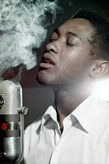 Prints of Soul Singer Sam Cooke at the RCA Recording Studio in Los Angeles, California circa 1959. (Photo by Jess Rand/Michael Ochs Archives/Getty Images) The man known as the King of Soul: Sam Cooke At RCA