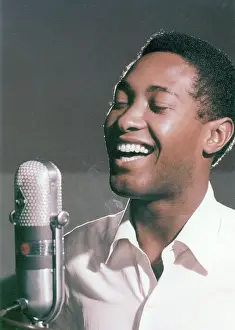 Prints of Soul Singer Sam Cooke at the RCA Recording Studio in Los Angeles, California circa 1959. (Photo by Jess Rand/Michael Ochs Archives/Getty Images) The man known as the King of Soul: Sam Cooke At RCA