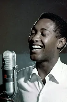 Prints of Soul Singer Sam Cooke at the RCA Recording Studio in Los Angeles, California circa 1959. (Photo by Jess Rand/Michael Ochs Archives/Getty Images) The man known as the King of Soul: Sam Cooke At RCA