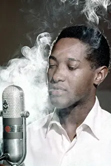 Prints of Soul Singer Sam Cooke at the RCA Recording Studio in Los Angeles, California circa 1959. (Photo by Jess Rand/Michael Ochs Archives/Getty Images) The man known as the King of Soul: Sam Cooke At RCA
