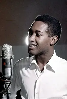 Prints of Soul Singer Sam Cooke at the RCA Recording Studio in Los Angeles, California circa 1959. (Photo by Jess Rand/Michael Ochs Archives/Getty Images) The man known as the King of Soul: Sam Cooke At RCA
