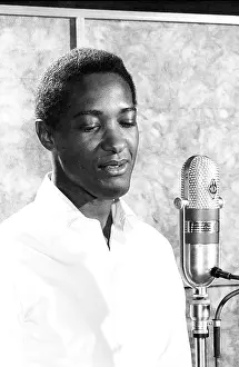 Prints of Soul Singer Sam Cooke at the RCA Recording Studio in Los Angeles, California circa 1959. (Photo by Jess Rand/Michael Ochs Archives/Getty Images) The man known as the King of Soul: Sam Cooke At RCA
