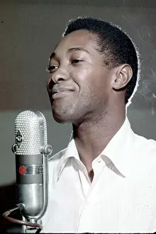 Prints of Soul Singer Sam Cooke at the RCA Recording Studio in Los Angeles, California circa 1959. (Photo by Jess Rand/Michael Ochs Archives/Getty Images) The man known as the King of Soul: Sam Cooke At RCA