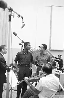 Prints of Soul singer Sam Cooke records at RCA Studios circa 1960 in Los Angeles, California. (Photo by Jess Rand/Michael Ochs Archives) The man known as the King of Soul: Sam Cooke At RCA