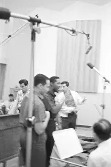 Prints of Soul singer Sam Cooke records at RCA Studios circa 1960 in Los Angeles, California. (Photo by Jess Rand/Michael Ochs Archives) The man known as the King of Soul: Sam Cooke At RCA