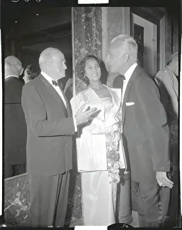Sam Goldwyn with Dorothy Dandridge and Jack Denison