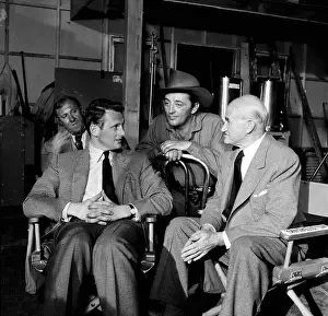Sam Goldwyn Jr. Sam Goldwyn and Robert Mitchum