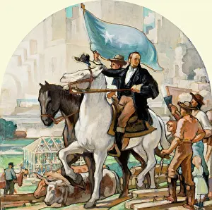 San Antonio Prints: Sam Houston, Proud Texan