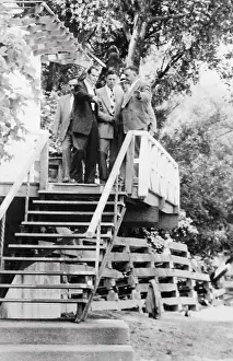 Ohio Prints: Sam Sheppard Showing Authorities Where Wife Was Found