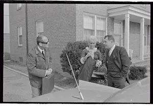Lee Bailey Prints: Sam Sheppard with Wife Ariane and Attorney Lee Bailey