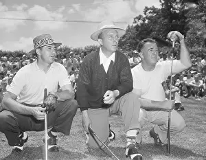 Sam Snead, Bing Crosby, and Albert Happy Chandler