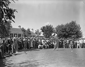 Birmingham Prints: Sam Snead Driving From Tee