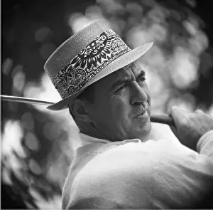 Toledo Prints: Sam Snead Playing Golf