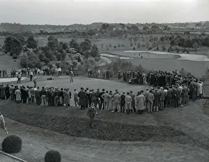 Sam Snead Playing Ninth Green in Metropolitan Open