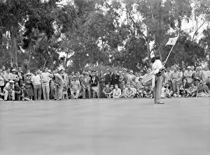 Putting Prints: Sam Snead Putting in Western Open