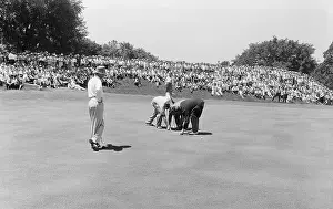 Official Prints: Sam Snead Watching Officials Measure