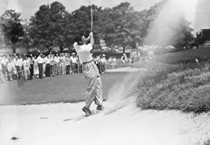 Michigan Prints: Sam Urzetta Golfing Out Of Sand Trap