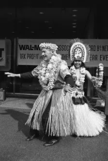Sam Walton Doing Hula Dance