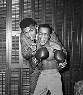Sammy Davis and Cassius Clay