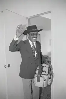 Sammy Davis Jr at Airport