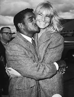 Singer Prints: Sammy Davis Jr. Arriving in Sweden